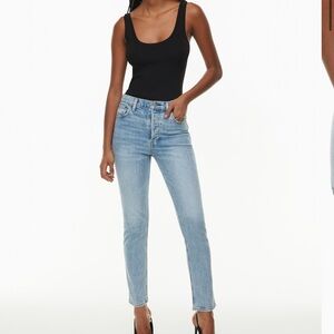 Denim Forum Yoko High Rise Slim | Light Blue Jeans | US 27 | 25”inseam